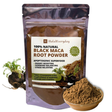 Maca Root Powder Black Raw Pure Natural Non GMO Superfood Bulk