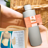 Castor Oil Pack with 8oz Amber Bottle of Castor Oil - (EXCLUSIVE BUNDLE)