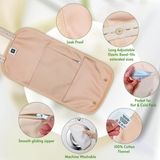 Castor Oil Pack with 8oz Amber Bottle of Castor Oil - (EXCLUSIVE BUNDLE)