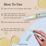 Cuticle Oil Nail Serum | French Vanilla & Unscented | Strengthens & Repairs Nails