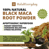 Maca Root Powder Black Raw Pure Natural Non GMO Superfood Bulk