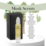 Musk Fragrance Oil Scents Roll-ons 1/3 oz.