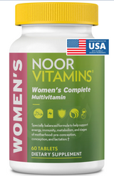 NoorVitamins Vegan Women's Multivitamin Halal