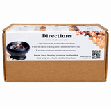 Incense Resin Exploration Set | Three 2 oz. Resin Samples + 33mm Charcoal Tablets | White Copal + Frankincense + Myrrh | Incense Room Fragrance Aroma | Gift
