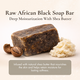 Raw African Black Soap