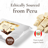 Peruvian Cocoa Butter Blocks 10 lb. Bag