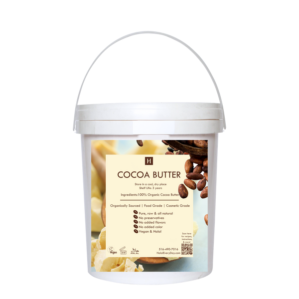 Cocoa Butter 33 lb Bucket Organically Sourced From Ghana Wholesale