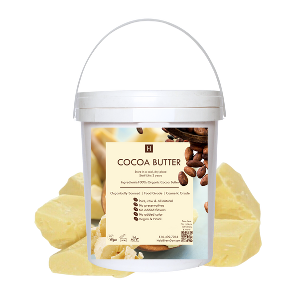 Cocoa Butter 33 lb Bucket Organically Sourced From Ghana Wholesale