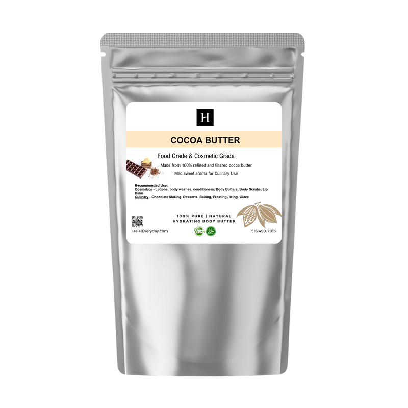 Cocoa Butter Refined with Sweet Aroma – Great for Baking, Cooking, and Skincare Blends