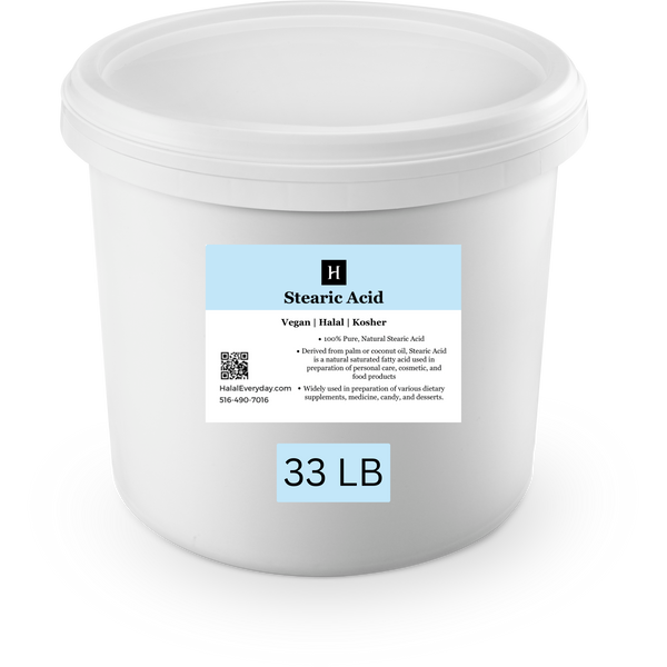 Stearic Acid 33 lb Wholesale Vegan & Halal Thickening Agent