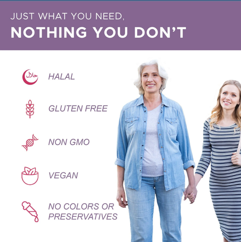 NoorVitamins Vegan Women's Multivitamin Halal