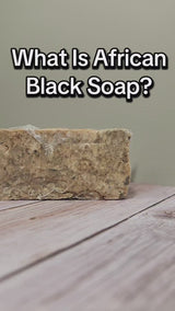 Raw African Black Soap 40 lb. Case (Wholesale)