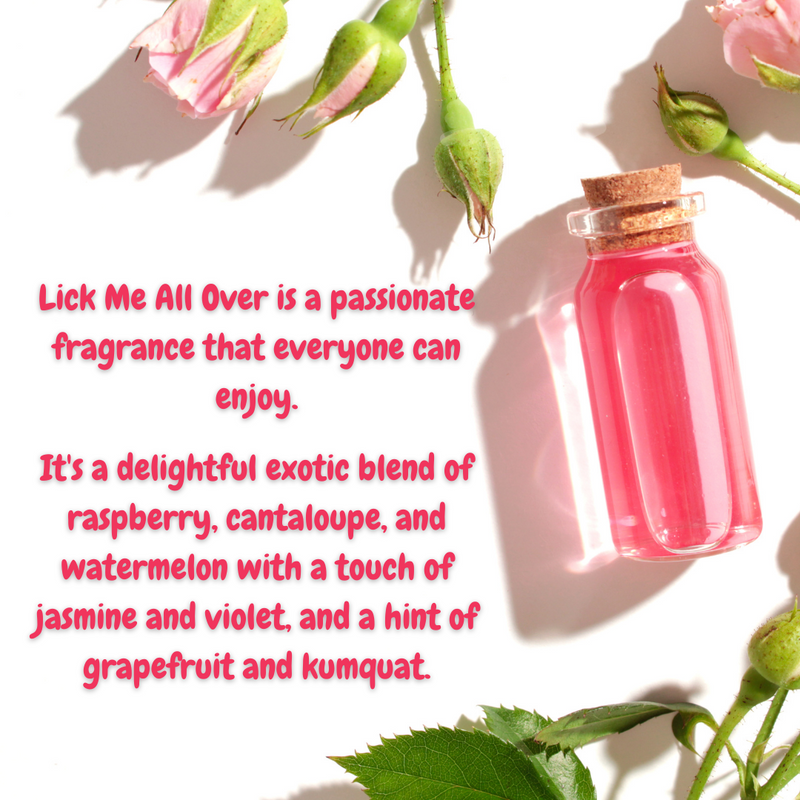 Lick me all over online perfume oil