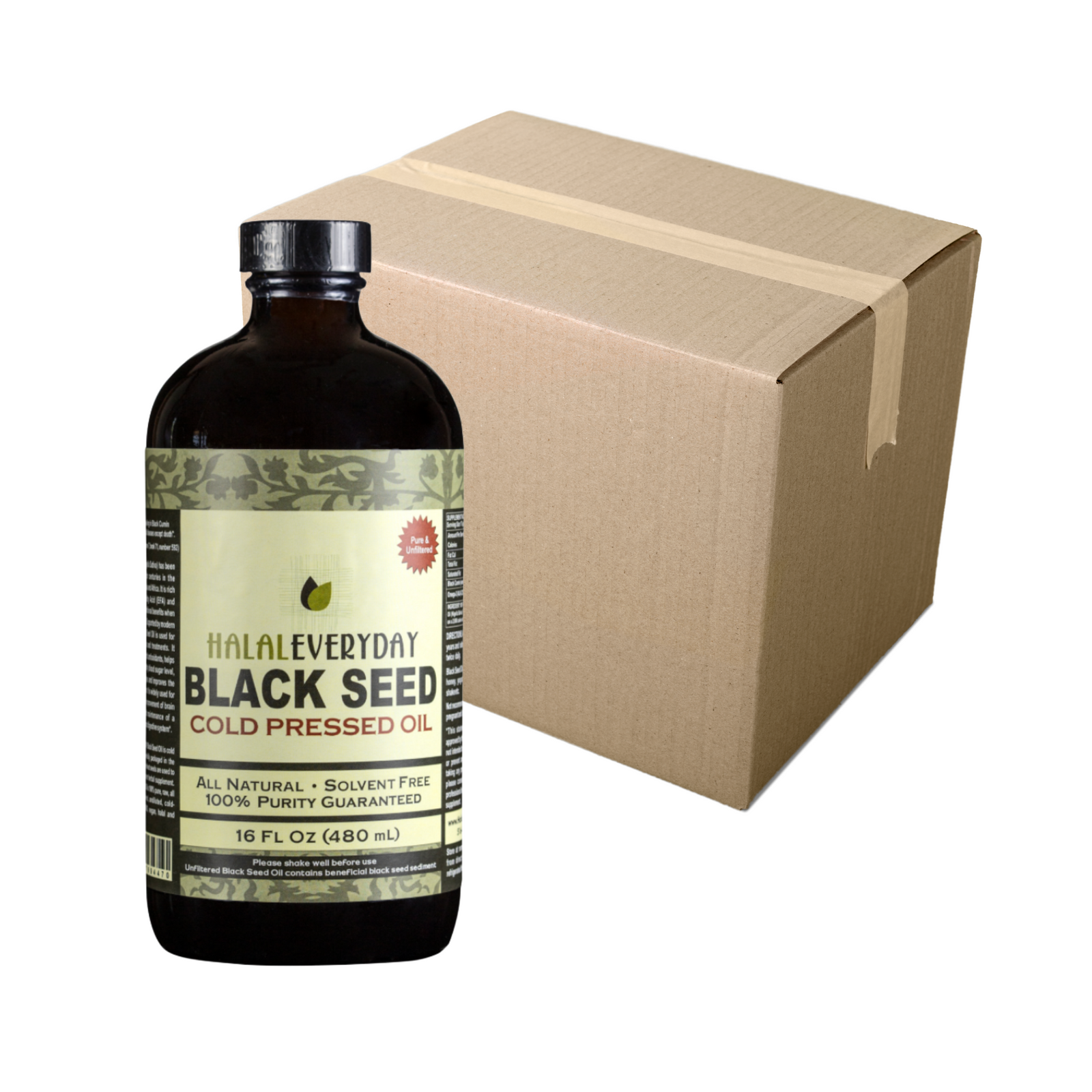 16 oz. Black Seed Oil (12 Pack) – HalalEveryday