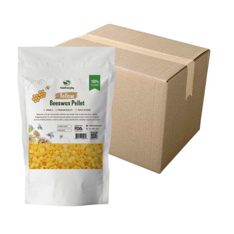 Yellow Beeswax Pellets 38 lb. Case (Wholesale)