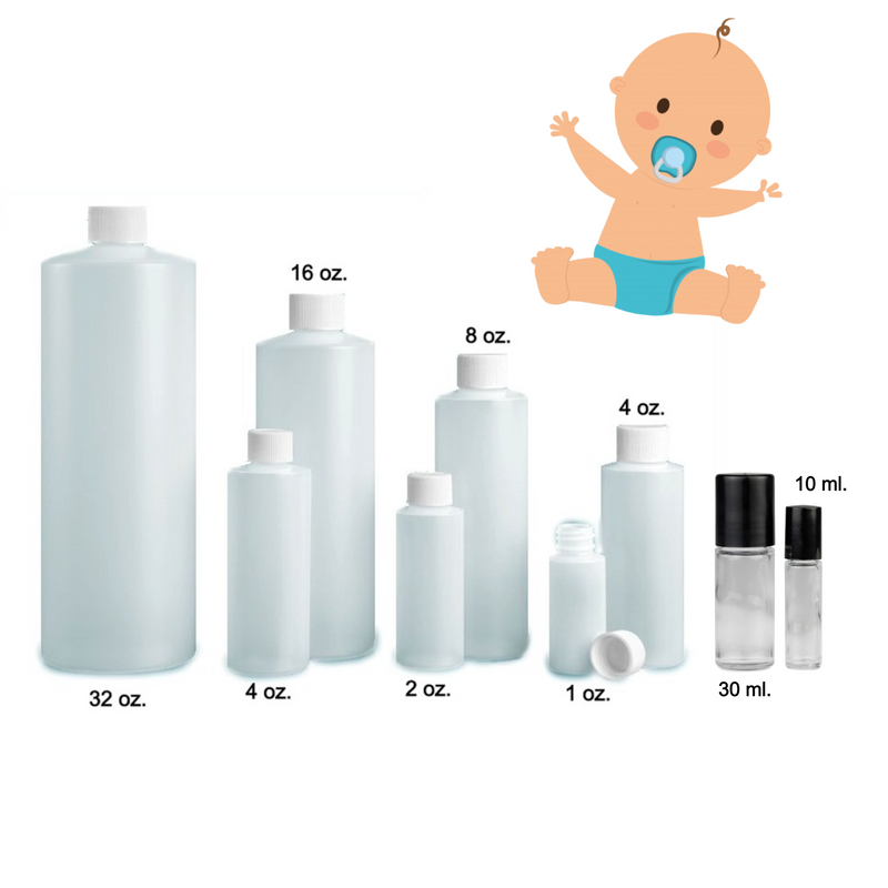 Baby Powder Premium Fragrance Oil, 4 fl oz (118 ml) Bottle & Dropper