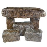 Raw African Black Soap 40 lb. Case (Wholesale)