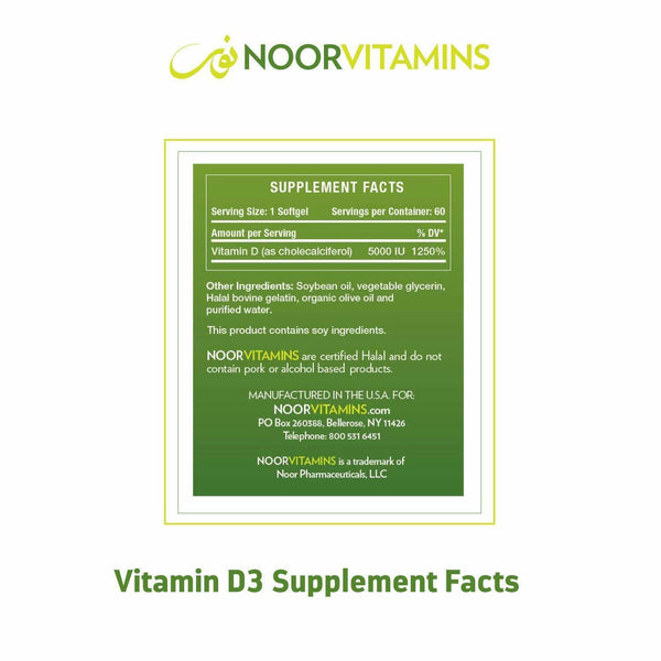Noor Vitamins - Vitamin D3